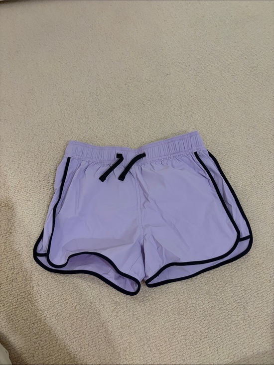 Crewcuts Pants - Crewcuts Lilac Athletic Shorts with Black Trim